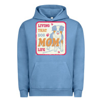 Pigment Pebble Blue australian shepherd mom t  shirt living that dog mom life australian s Urban Hoodie - linhVisuals