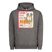 Pigment Tornado australian shepherd mom t  shirt living that dog mom life australian s Urban Hoodie - linhVisuals