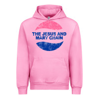 Fuchsia Pink The Jesus And Marychain Urban Hoodie - linhVisuals