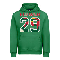 Emerald flower 29 wild goalie fleury minnesota pro ice hockey design Urban Hoodie - linhVisuals