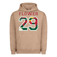Pigment Burro flower 29 wild goalie fleury minnesota pro ice hockey design Urban Hoodie - linhVisuals