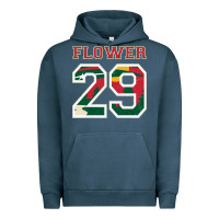 Pigment Midnight Navy flower 29 wild goalie fleury minnesota pro ice hockey design Urban Hoodie - linhVisuals