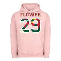 Pigment Salmon flower 29 wild goalie fleury minnesota pro ice hockey design Urban Hoodie - linhVisuals