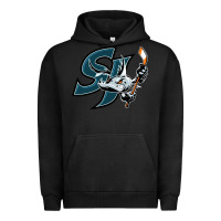 Pigment Black the barracuda san jose Urban Hoodie - linhVisuals
