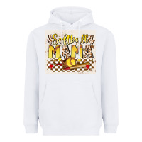White softball mom Heavyweight Hoodie - JahusDesignShop