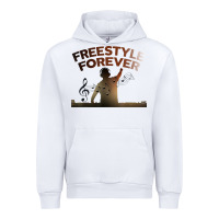 White freestyle dj 80s electronic dance music great concert Urban Hoodie - linhVisuals