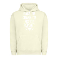 Pigment Pistachio funny drone racing design men women drone pilot rc racers Urban Hoodie - linhVisuals