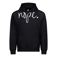 Black funny nope Urban Hoodie - linhVisuals