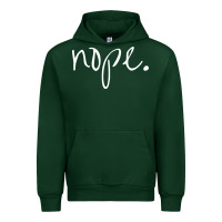 Forest Green funny nope Urban Hoodie - linhVisuals