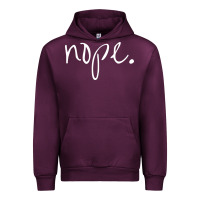 Mauve Wine funny nope Urban Hoodie - linhVisuals