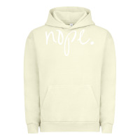 Pigment Pistachio funny nope Urban Hoodie - linhVisuals