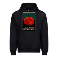 Black hiking and miles to go before i sleep Urban Hoodie - linhVisuals