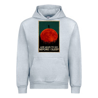 Heather Grey hiking and miles to go before i sleep Urban Hoodie - linhVisuals