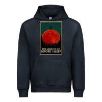 Navy hiking and miles to go before i sleep Urban Hoodie - linhVisuals