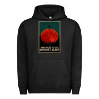 Pigment Black hiking and miles to go before i sleep Urban Hoodie - linhVisuals