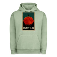 Pigment Oil Green hiking and miles to go before i sleep Urban Hoodie - linhVisuals