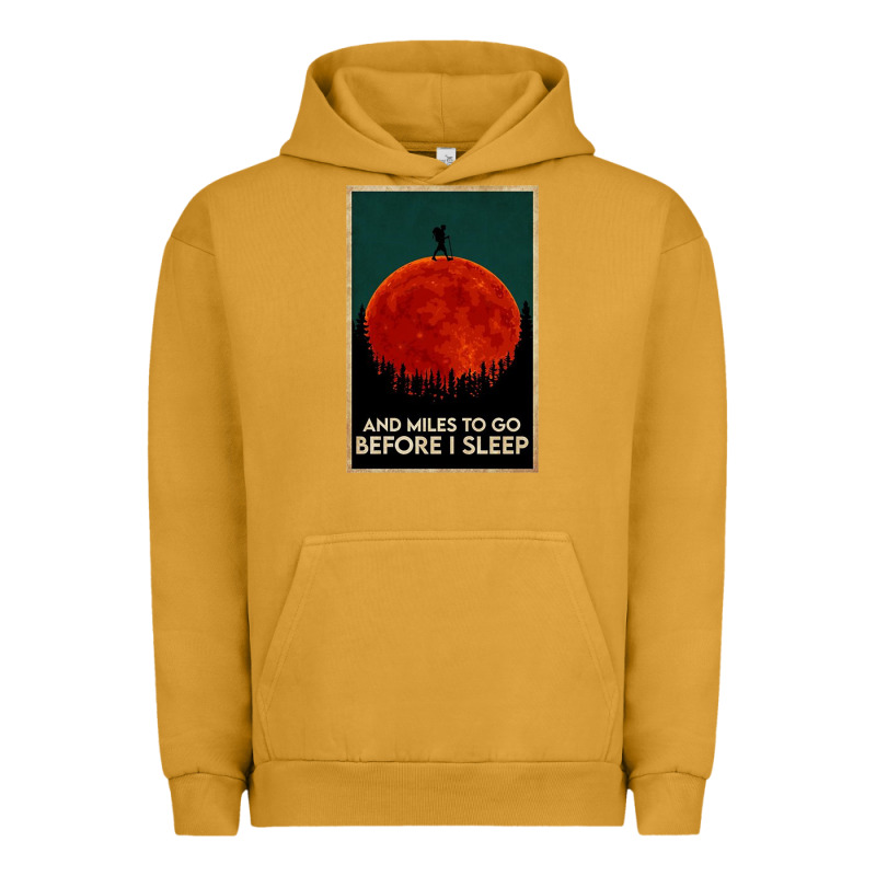 Hiking And Miles To Go Before I Sleep Urban Hoodie by linhVisuals | Teevron