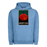 Pigment Pebble Blue hiking and miles to go before i sleep Urban Hoodie - linhVisuals