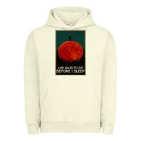 Pigment Pistachio hiking and miles to go before i sleep Urban Hoodie - linhVisuals