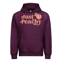 Mauve Wine just peachy retro 70s georgia peaches summer fruit Urban Hoodie - linhVisuals