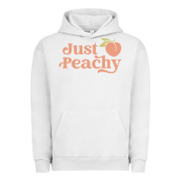 Pigment Lunar Rock just peachy retro 70s georgia peaches summer fruit Urban Hoodie - linhVisuals