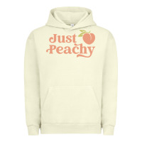 Pigment Pistachio just peachy retro 70s georgia peaches summer fruit Urban Hoodie - linhVisuals