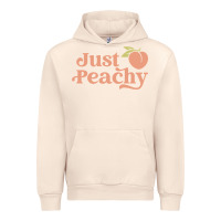 Sandshell just peachy retro 70s georgia peaches summer fruit Urban Hoodie - linhVisuals