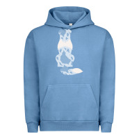 Pigment Pebble Blue australian shepherd Urban Hoodie - linhVisuals