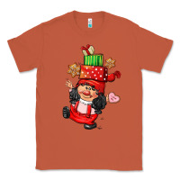 Copper cute christmas girl gnome Classic Tee - CowGirlArtShop