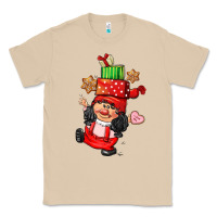 Mushroom cute christmas girl gnome Classic Tee - CowGirlArtShop
