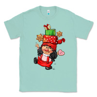 Seafoam cute christmas girl gnome Classic Tee - CowGirlArtShop