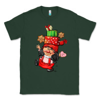Sports Green cute christmas girl gnome Classic Tee - CowGirlArtShop