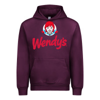Mauve Wine wendys restaurant Urban Hoodie - linhVisuals