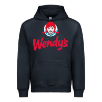 Navy wendys restaurant Urban Hoodie - linhVisuals