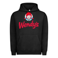 Pigment Black wendys restaurant Urban Hoodie - linhVisuals