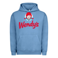 Pigment Pebble Blue wendys restaurant Urban Hoodie - linhVisuals