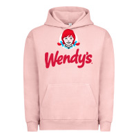 Pigment Salmon wendys restaurant Urban Hoodie - linhVisuals
