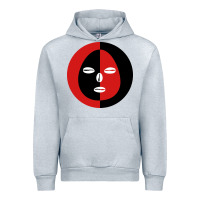 Heather Grey eleggua 2 colors face Urban Hoodie - linhVisuals