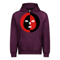 Mauve Wine eleggua 2 colors face Urban Hoodie - linhVisuals