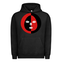 Pigment Black eleggua 2 colors face Urban Hoodie - linhVisuals