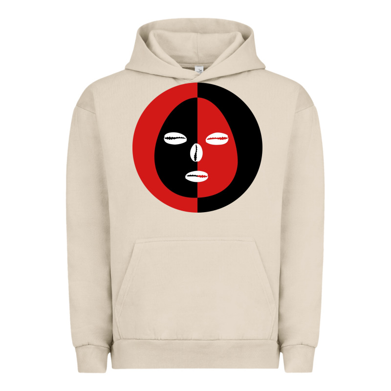 Eleggua 2 Colors Face Urban Hoodie by linhVisuals | Teevron