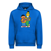 Cobalt bert and ernie Urban Hoodie - linhVisuals