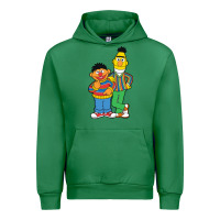 Emerald bert and ernie Urban Hoodie - linhVisuals