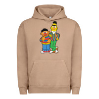 Pigment Burro bert and ernie Urban Hoodie - linhVisuals