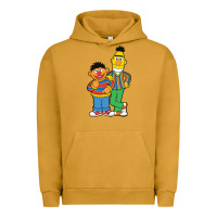 Pigment Peanut Butter bert and ernie Urban Hoodie - linhVisuals