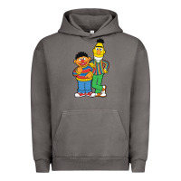 Pigment Tornado bert and ernie Urban Hoodie - linhVisuals