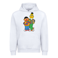 White bert and ernie Urban Hoodie - linhVisuals