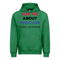 Emerald ask me about medicare final expense Urban Hoodie - linhVisuals