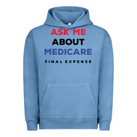 Pigment Pebble Blue ask me about medicare final expense Urban Hoodie - linhVisuals