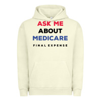 Pigment Pistachio ask me about medicare final expense Urban Hoodie - linhVisuals
